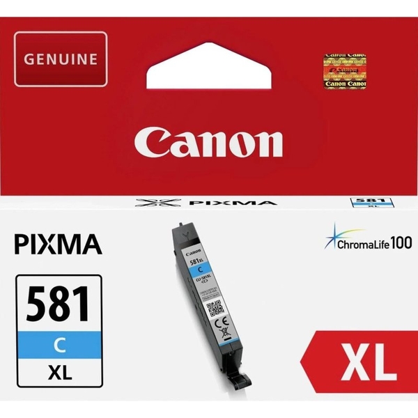 Συμβατό Μελάνι Canon CLI-581XL Κυανό