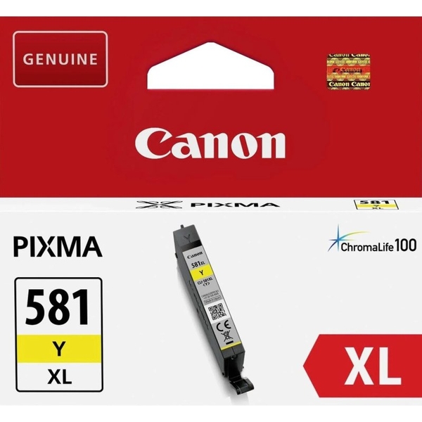 Συμβατό Μελάνι Canon CLI-581XL Κίτρινο